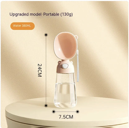 Portable Pet Water Bottle & Feeder for Pets, Travel Water Dispenser and Bowl