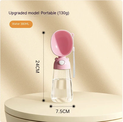 Portable Pet Water Bottle & Feeder for Pets, Travel Water Dispenser and Bowl